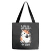 fat life Tote Bags