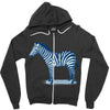 caged Zipper Hoodie
