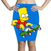 skate bart Pencil Skirts