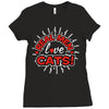 real men love cats (3) Ladies Fitted T-Shirt