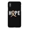 Hope Uterine Cancer Awareness iPhoneX