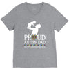 proud Autism dad V-Neck Tee