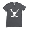 hannibal   stag Ladies Fitted T-Shirt