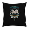 lucky dragon lager Throw Pillow