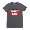 Breaking News i Don't Care Ladies Fitted T-Shirt