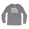 mike dustin lucas eleven will Long Sleeve Shirts