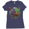 scott lang crossing the back yard Ladies Fitted T-Shirt