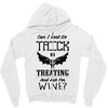 trick or treating &amp; ask for wine Zipper Hoodie