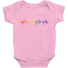 LGBT Heartbeat Baby Bodysuit