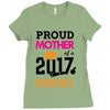 Class of 2017 Proud Mother Graduation Ladies Fitted T-Shirt