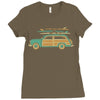 surf car Ladies Fitted T-Shirt