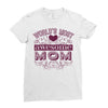 world's most awesome mom Ladies Fitted T-Shirt
