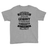 Super Cool Granny Of A Freaking Awesome Granddaughter Youth Tee