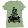 I Am Yorkshire Terrier Actually In A Very Commited Relationship Ladies Fitted T-Shirt