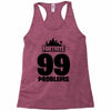 fortnite 99 problems - black Racerback Tank