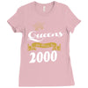 queens are born in 2000 Ladies Fitted T-Shirt