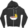 grilled cheese bath Zipper Hoodie