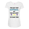 you can't buy happiness, but you can adopt a cat and that's pretty muc Maternity Scoop Neck T-shirt
