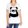 panda bear Ladies Curvy T-Shirt