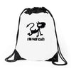 i'm not cat Drawstring Bags
