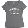 cocaine and caviar Women's Triblend Scoop T-shirt