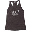 j cole cole world Racerback Tank