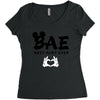 Bae Best Auntie Ever Women's Triblend Scoop T-shirt