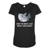 i was hungry Maternity Scoop Neck T-shirt