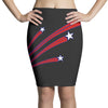 stars and stripes Pencil Skirts