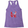 star spangled hammered Racerback Tank