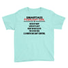 Smartass February Girl Youth Tee