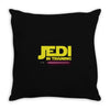 Jedi Master - Jedi in Training Family Matching Throw Pillow