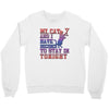 my cat and i stay in tonight Crewneck Sweatshirt