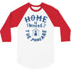 home is where the paws are 3/4 Sleeve Shirt