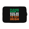 i'm not irish Laptop sleeve