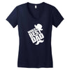 World's Best Dad Ever Women's V-Neck T-Shirt