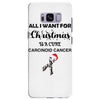 all i want for christmas is a cure carcinoid cancer Samsung Galaxy S8 Plus Case
