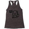 huh dinosaur Racerback Tank