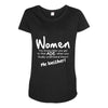 women, you know when you get to that age when you finally undertand th Maternity Scoop Neck T-shirt