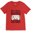 i love video games V-Neck Tee