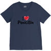 I Love Penicillin V-Neck Tee