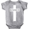 sinner christian god bible new Baby Onesie