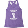 introverts unite separately in your own homes Racerback Tank