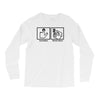 push button receive bacon t shirt funny awesome nerdy geeky humor tee Long Sleeve Shirts