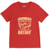 old enough young enough V-Neck Tee