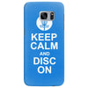 keep calm and disc golf on target frisbee basket Samsung Galaxy S7 Edge