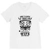 Life After Death Mess With My Wife V-Neck Tee