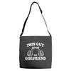 This Guy Loves His Girlfriend Adjustable Strap Totes