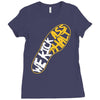 running we kick asphalt Ladies Fitted T-Shirt