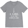 a girl has no costume V-Neck Tee